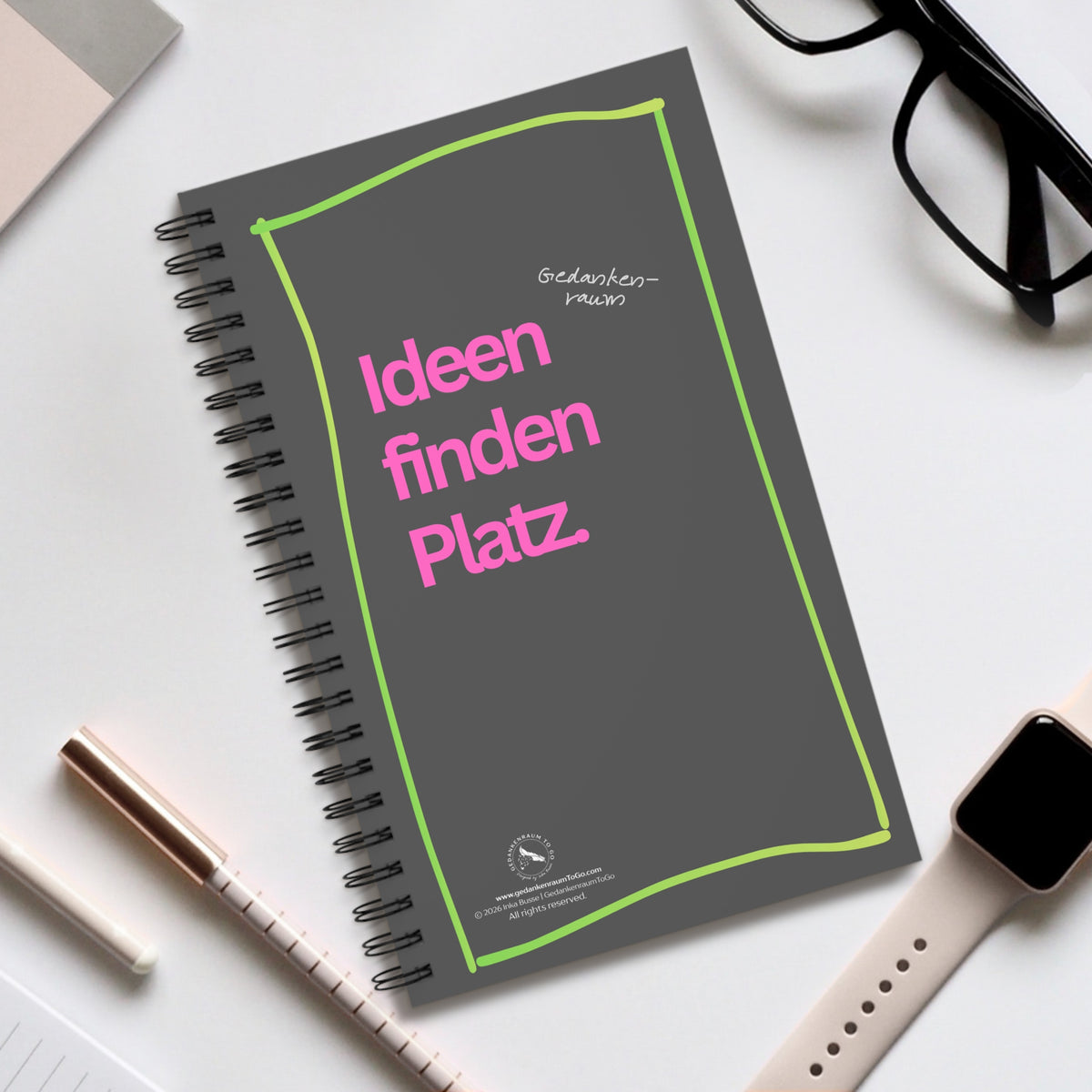Notizbuch "Gedanken finden Platz"