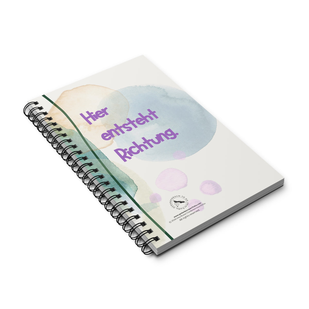 Notizbuch "Hier entsteht Richtung"