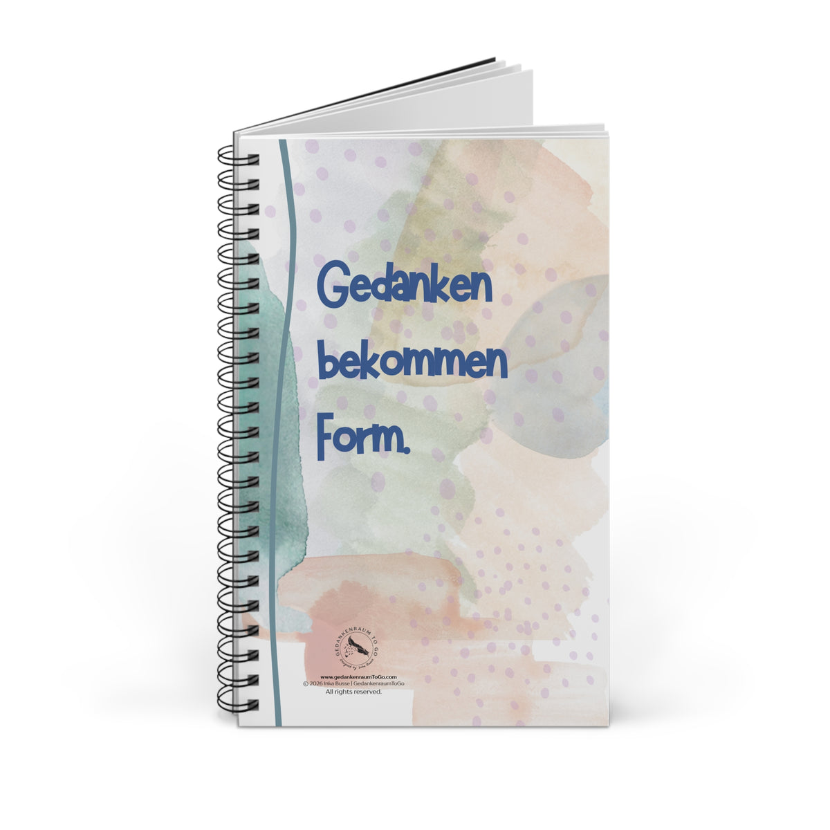 Notizbuch "Gedanken bekommen Form"