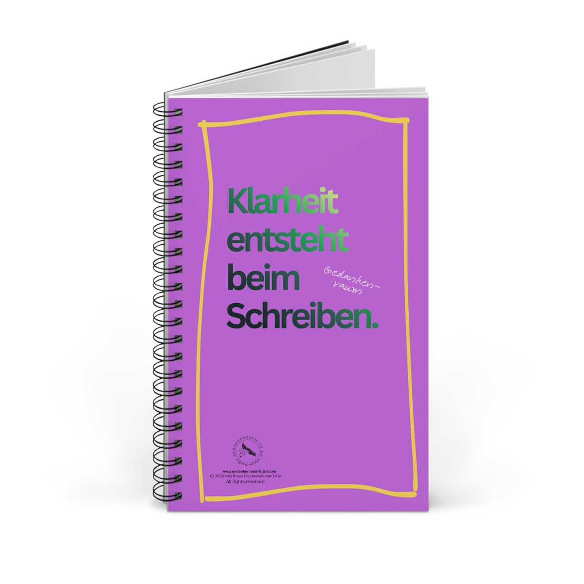 Notizbuch "Klarheit entsteht beim Schreiben"