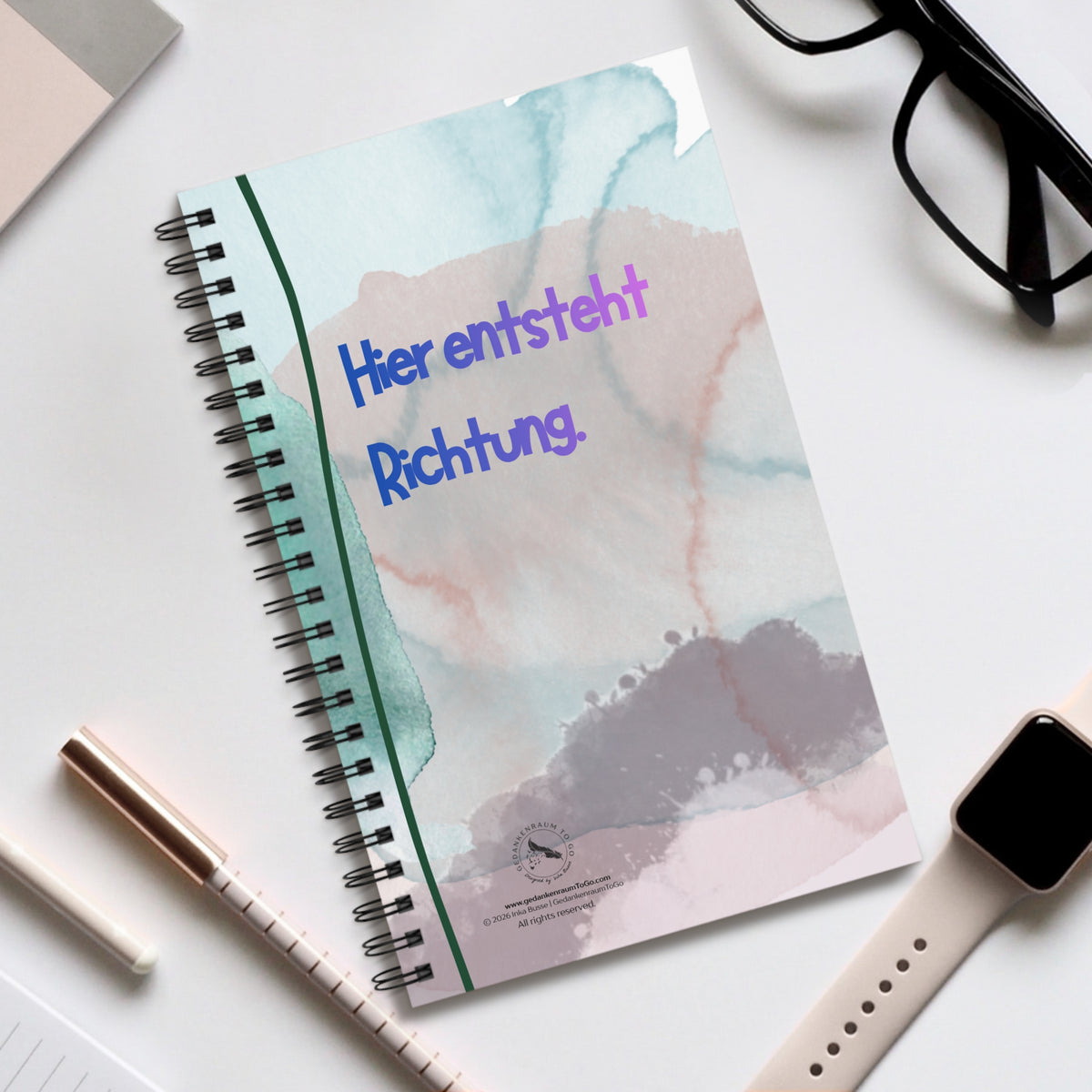 Notizbuch "Hier entsteht Richtung"