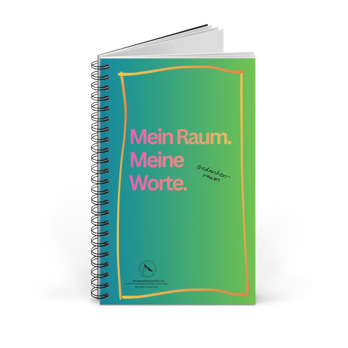 Notizbuch "Mein Raum. Meine Worte"