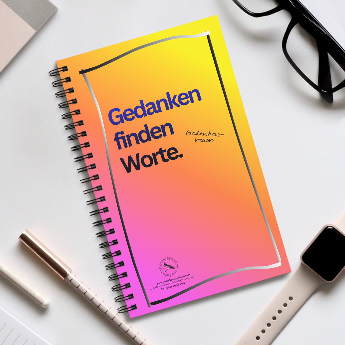 Notizbuch "Gedanken finden Worte"
