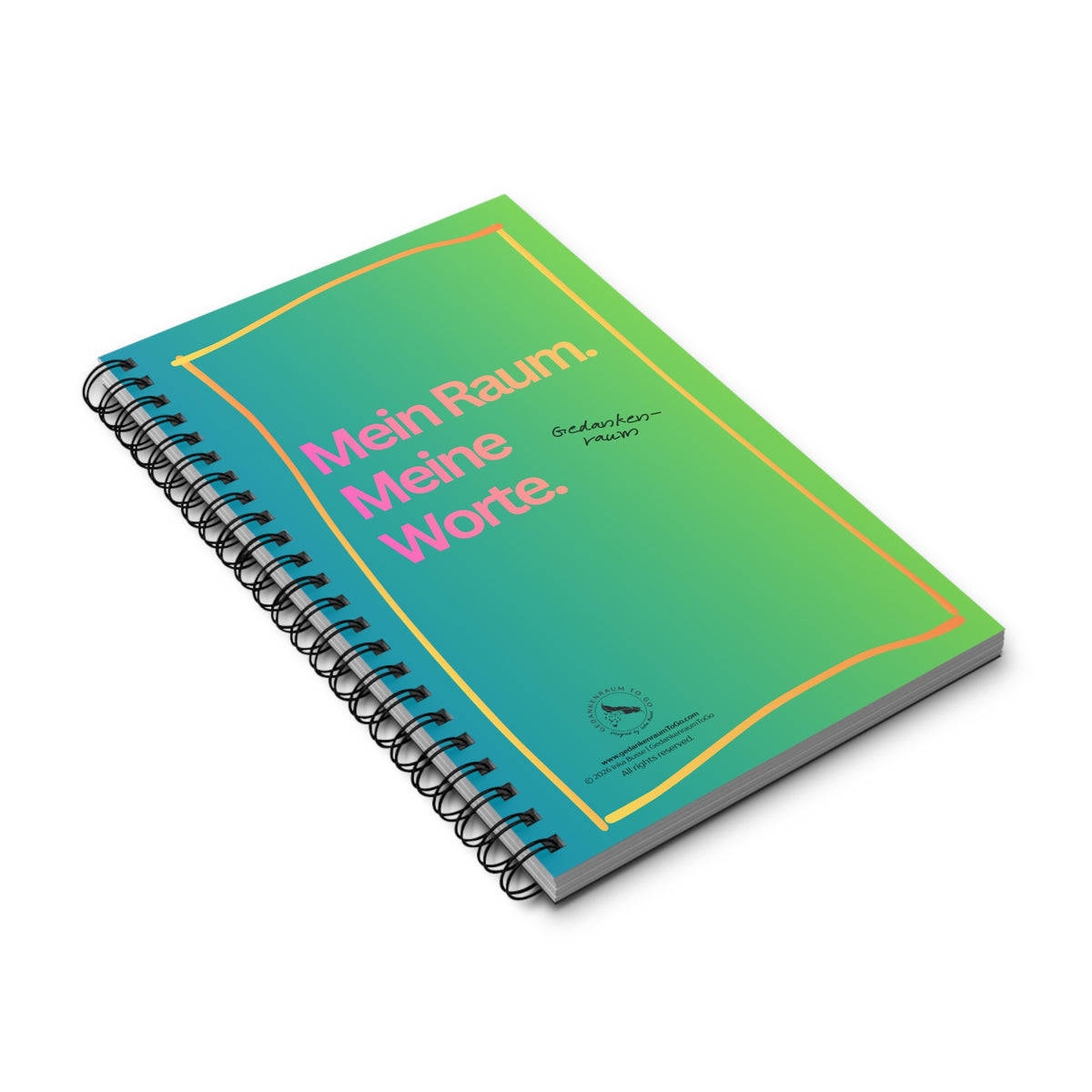 Notizbuch "Mein Raum. Meine Worte"
