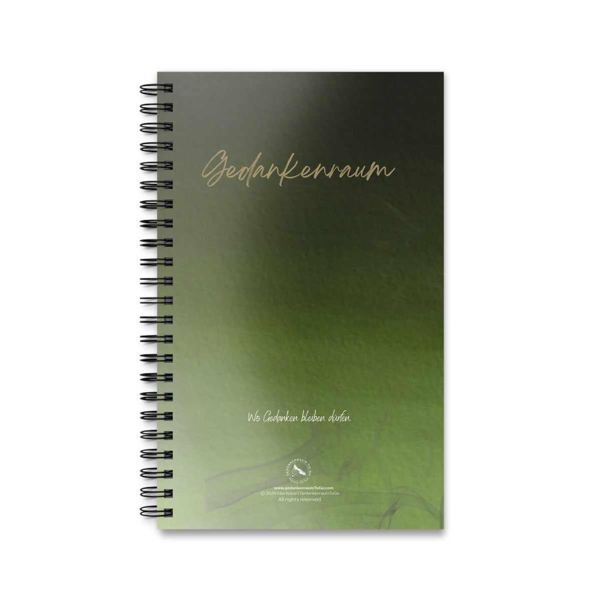 Notizbuch "Wo Gedanken bleiben dürfen"