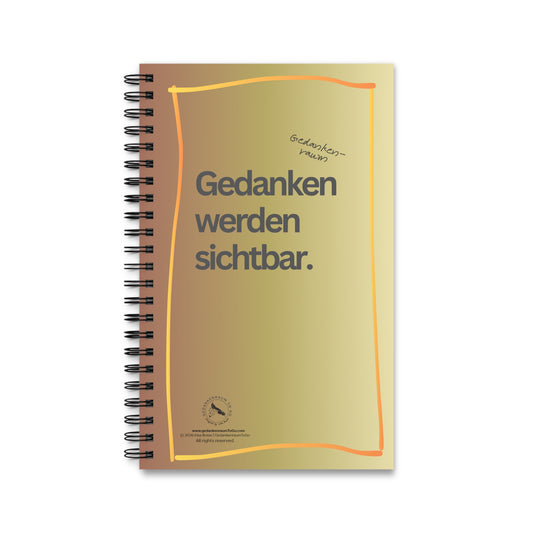 Notizbuch "Gedanken werden sichtbar"