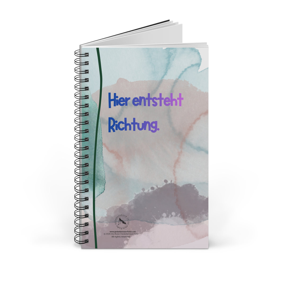 Notizbuch "Hier entsteht Richtung"