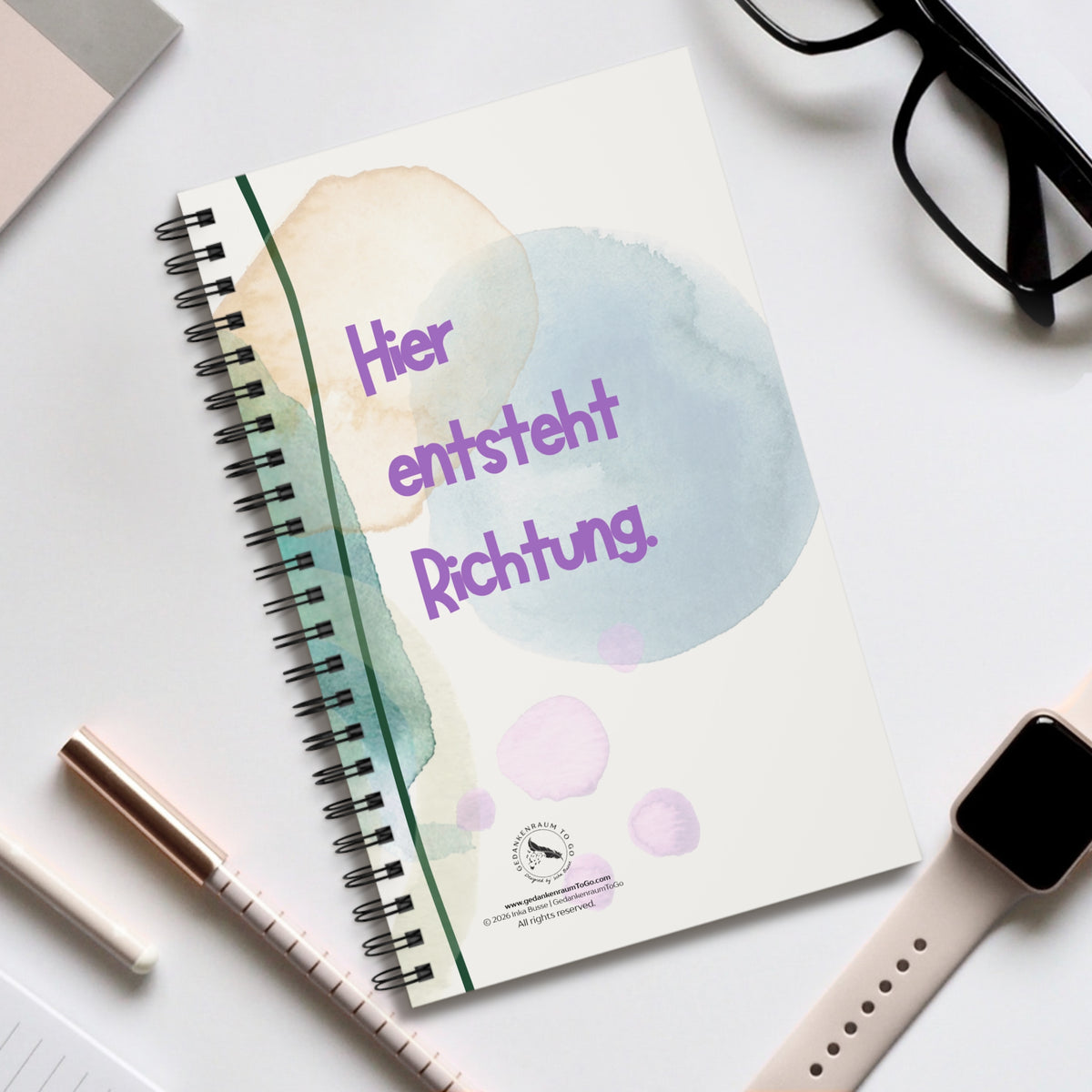 Notizbuch "Hier entsteht Richtung"