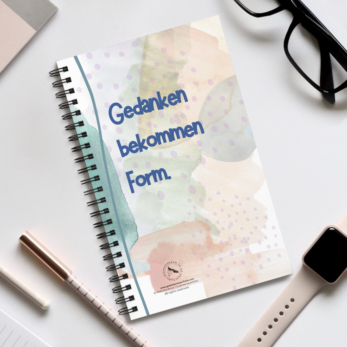 Notizbuch "Gedanken bekommen Form"