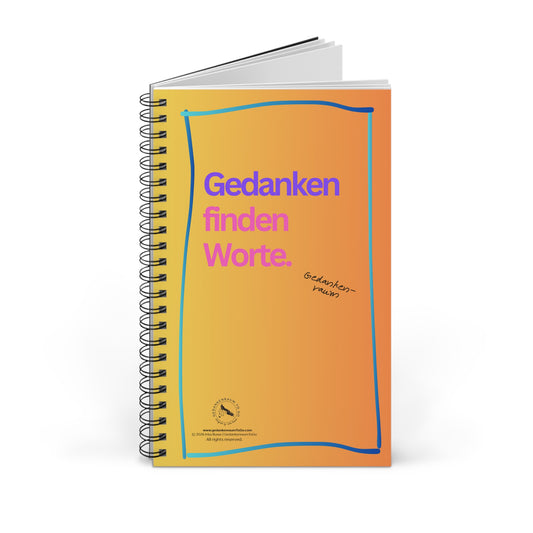 Notizbuch "Gedanken finden Worte"