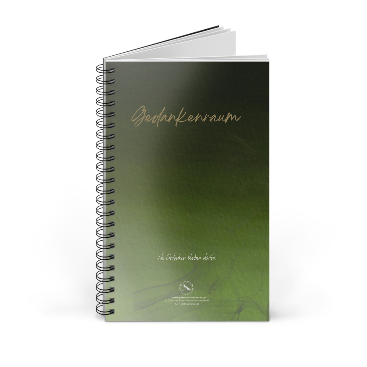 Notizbuch "Wo Gedanken bleiben dürfen"