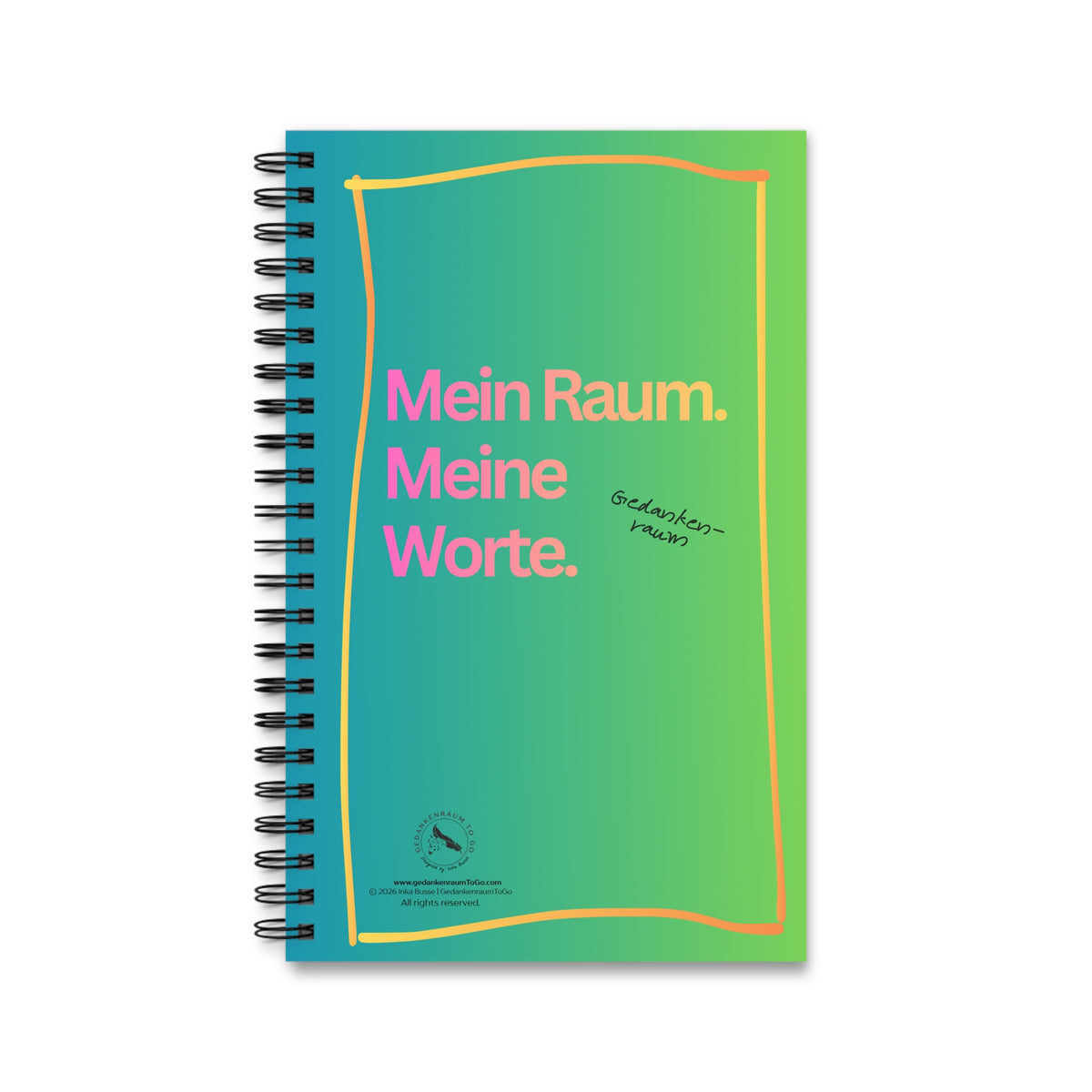 Notizbuch "Mein Raum. Meine Worte"