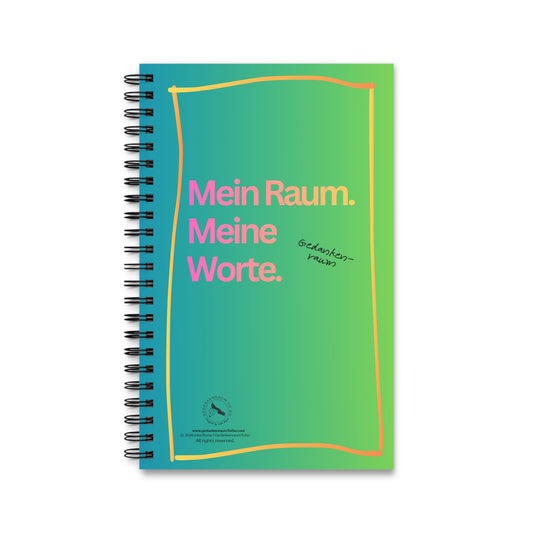 Notizbuch "Mein Raum. Meine Worte"