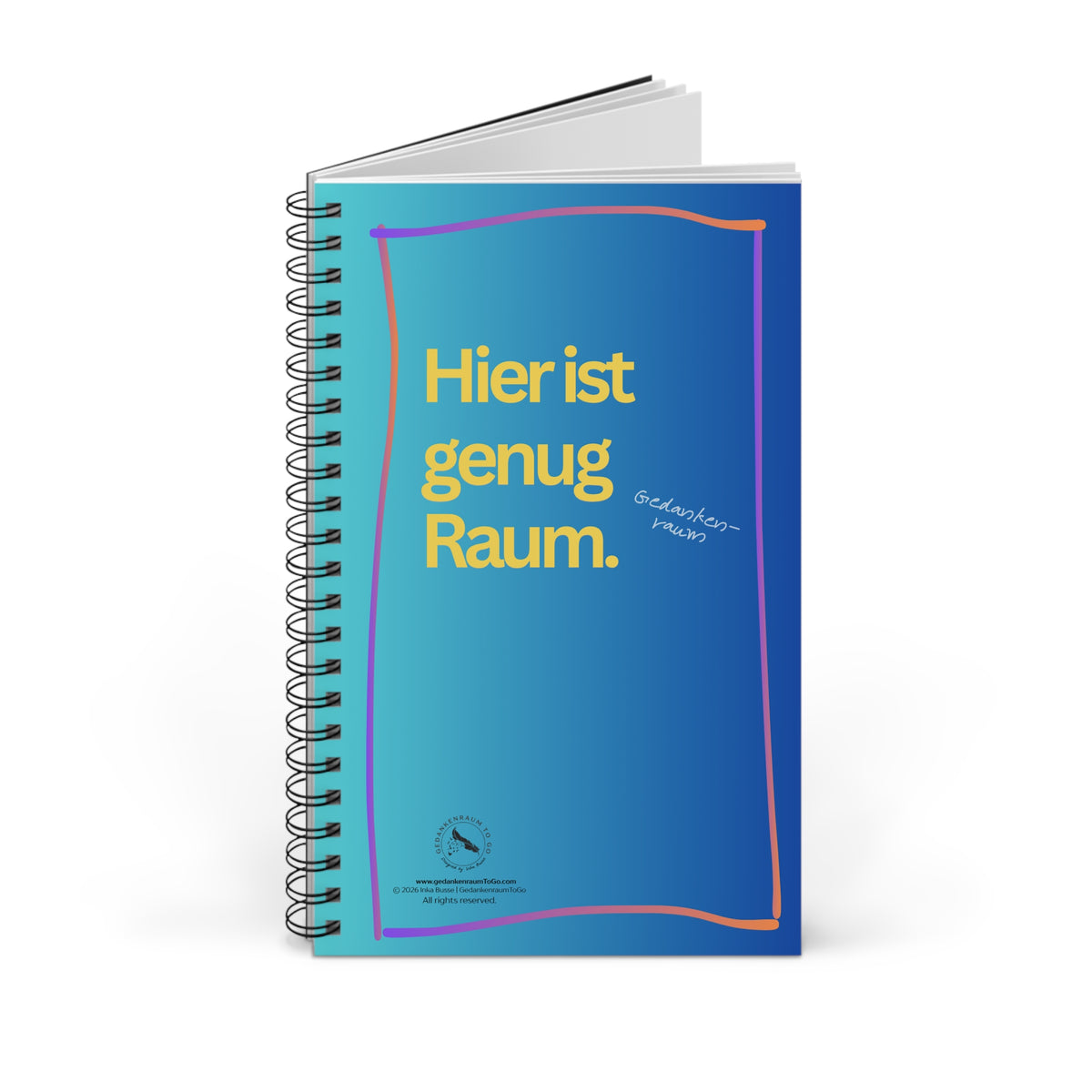 Notizbuch "Hier ist genug Raum"