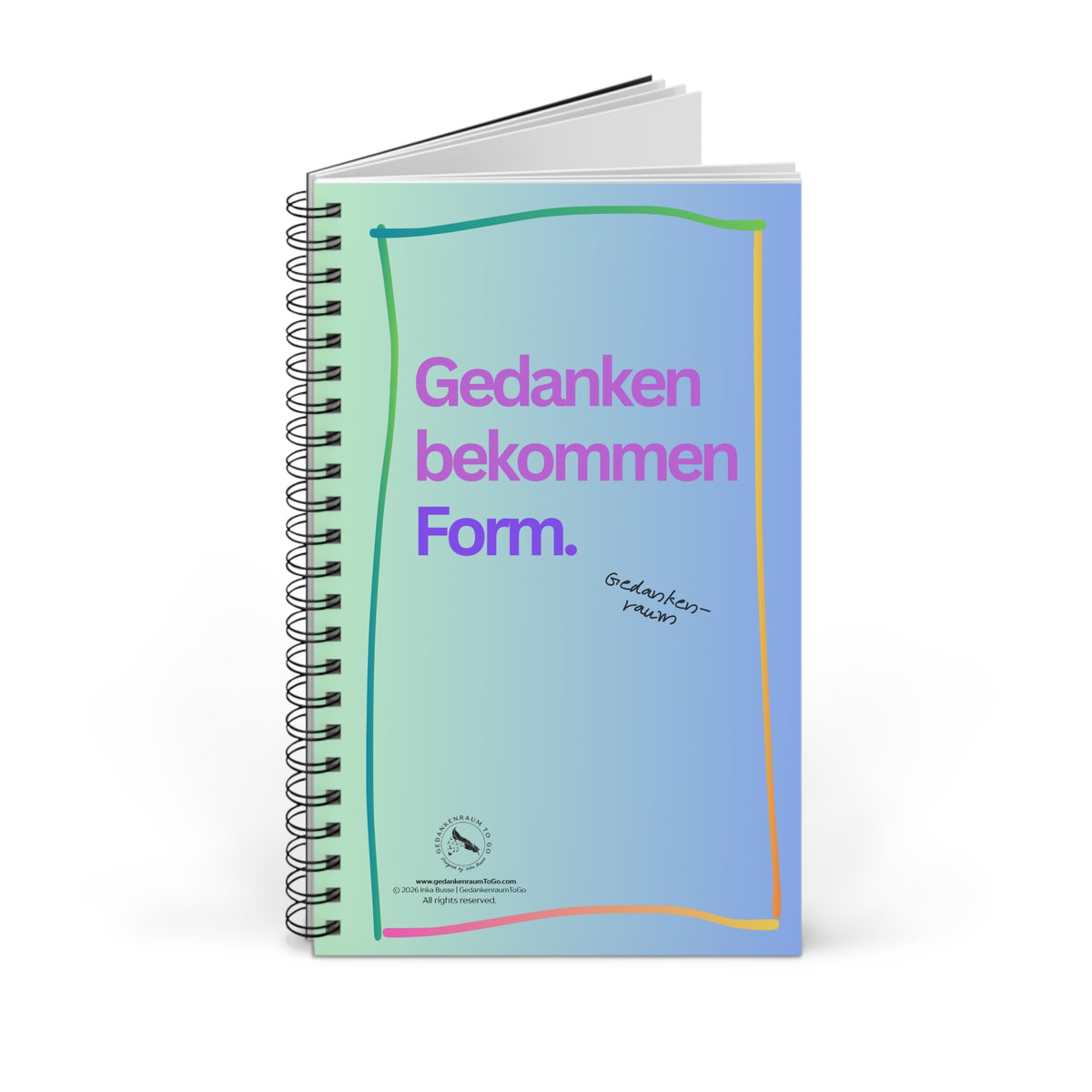 Notizbuch "Gedanken bekommen Form"