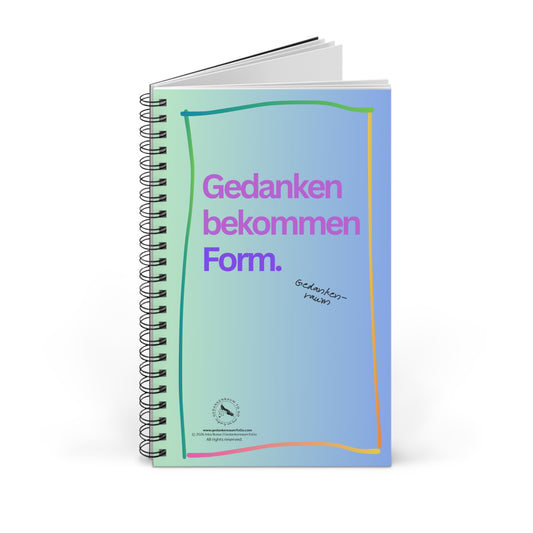 Notizbuch "Gedanken bekommen Form"