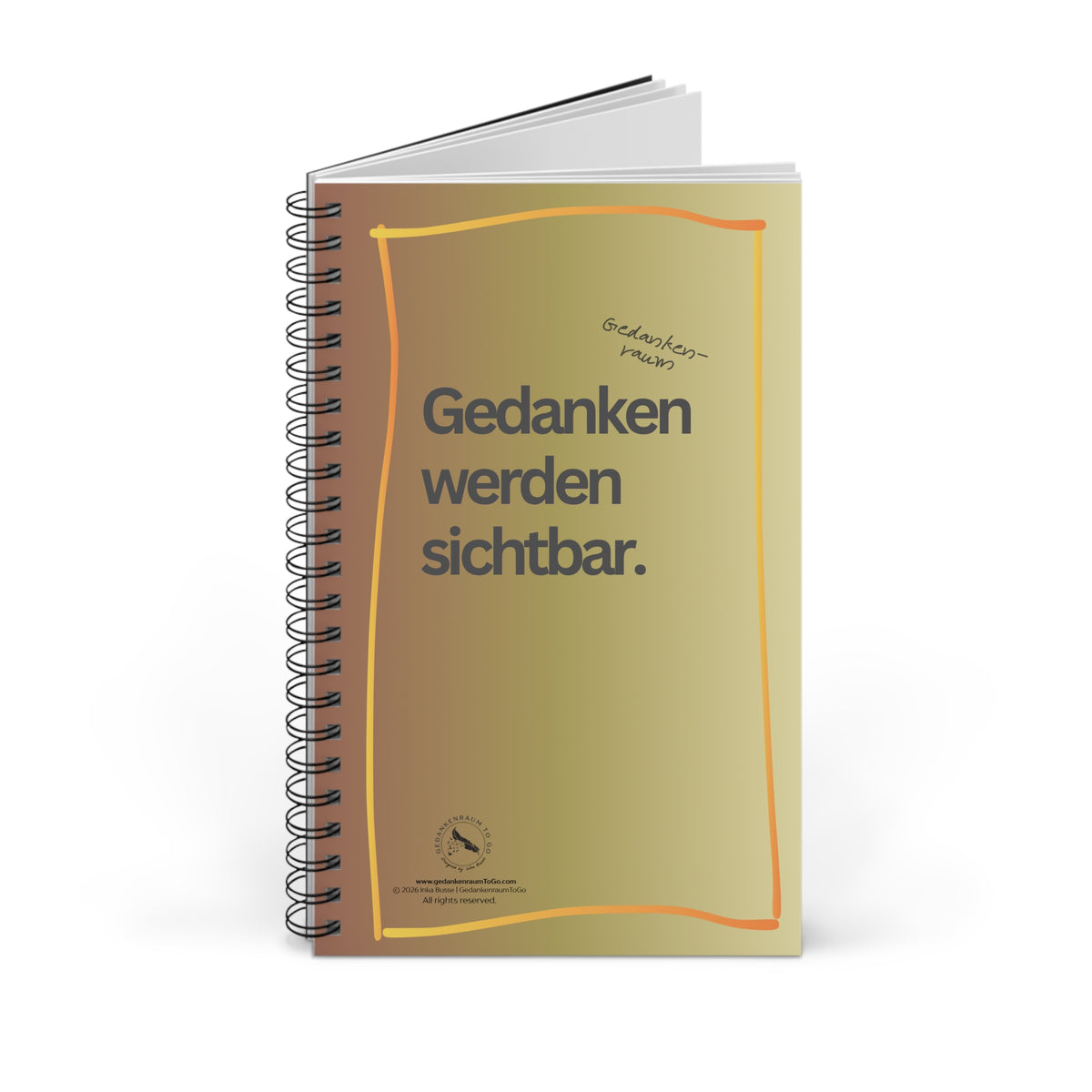 Notizbuch "Gedanken werden sichtbar"