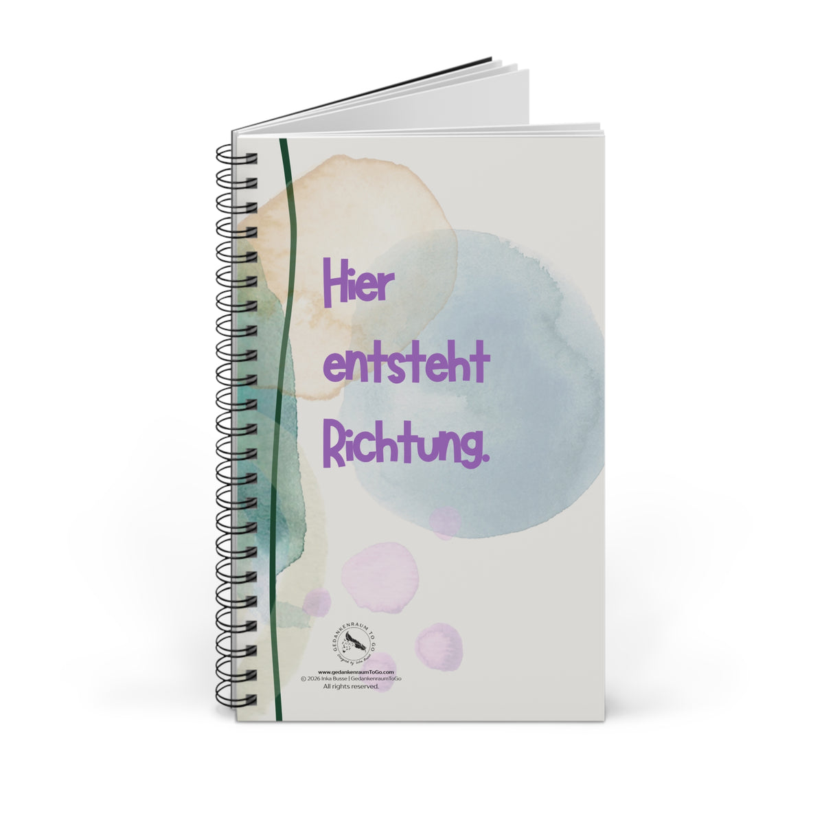 Notizbuch "Hier entsteht Richtung"