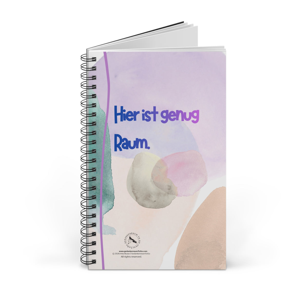 Notizbuch "Hier ist genug Raum"