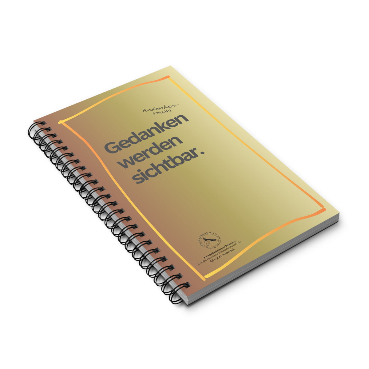 Notizbuch "Gedanken werden sichtbar"