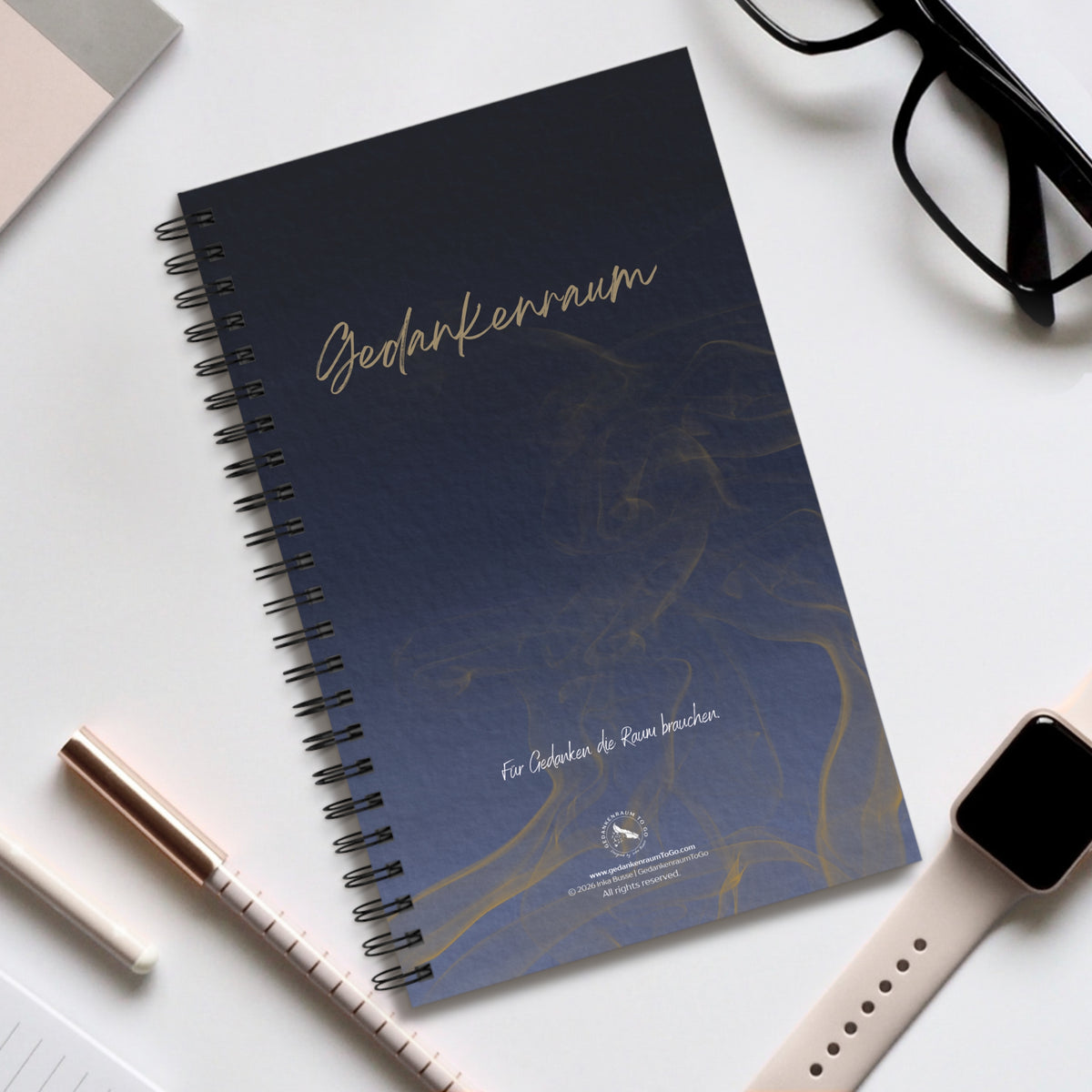 Notizbuch "Für Gedanken die Raum brauchen"