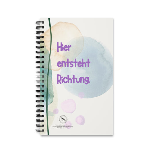 Notizbuch "Hier entsteht Richtung"