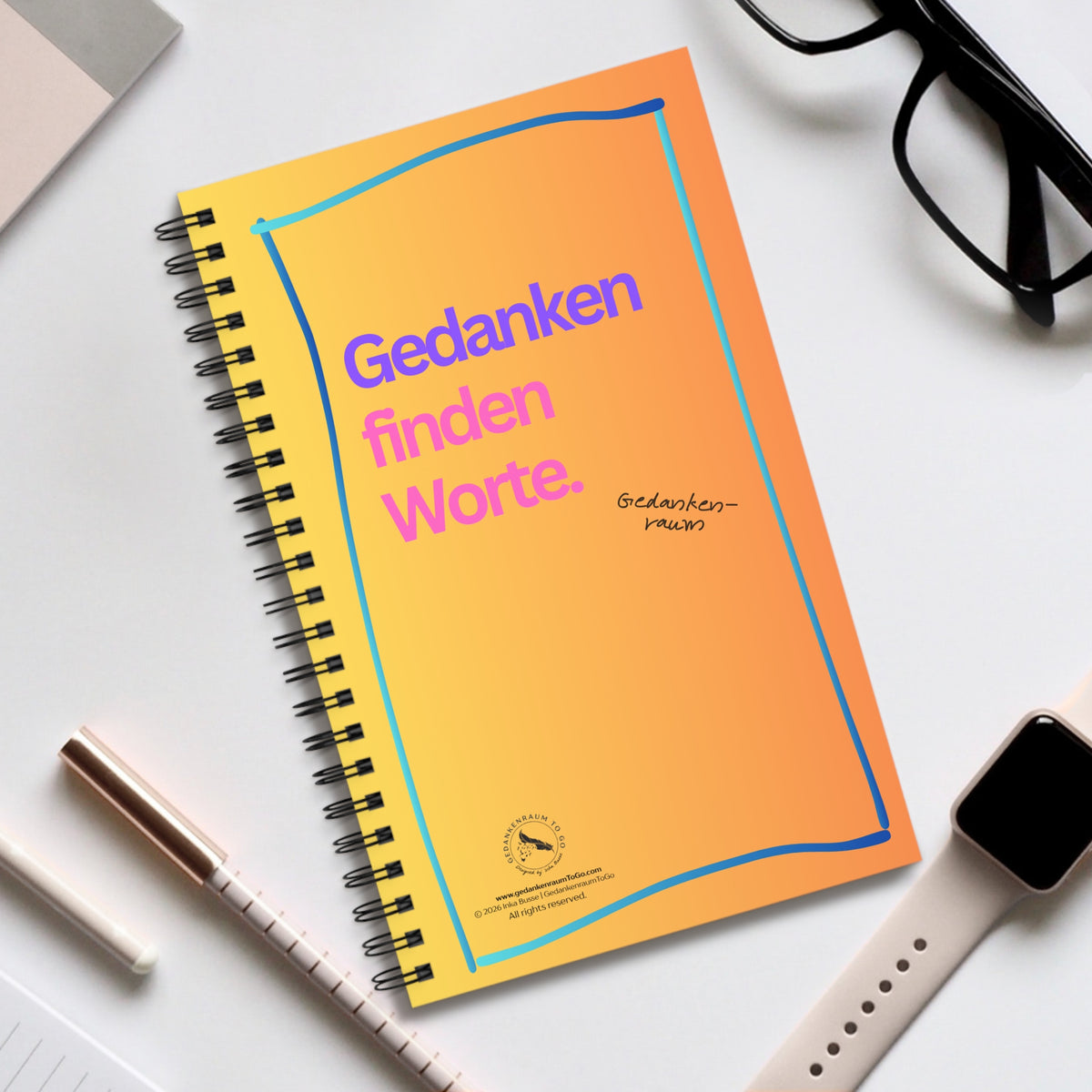 Notizbuch "Gedanken finden Worte"