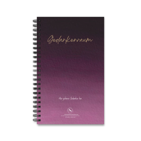 Notizbuch "Hier gehören Gedanken hin"