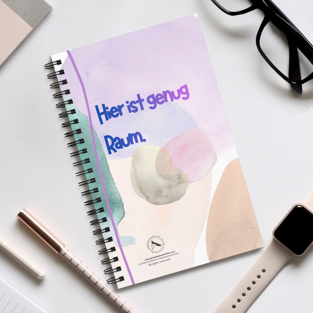Notizbuch "Hier ist genug Raum"