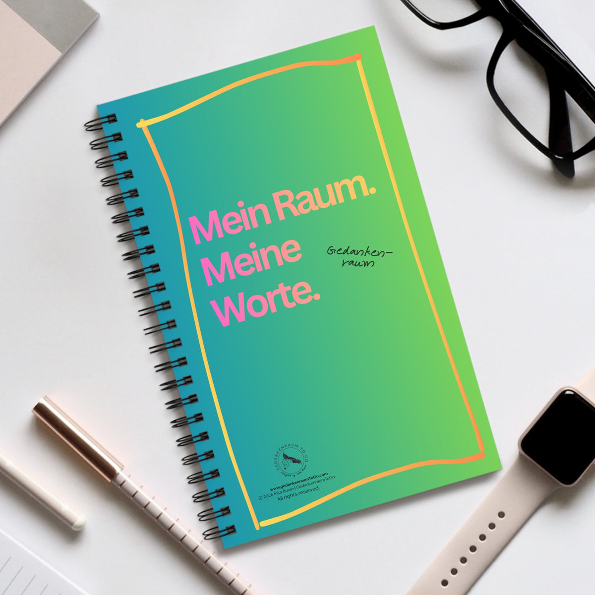 Notizbuch "Mein Raum. Meine Worte"