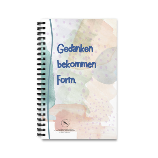 Notizbuch "Gedanken bekommen Form"