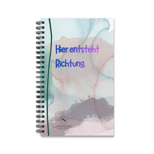 Notizbuch "Hier entsteht Richtung"